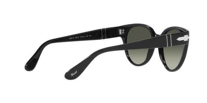 Sunglasses Persol PO 3287S (95/71) color black shape pantos lenses gradiente grey