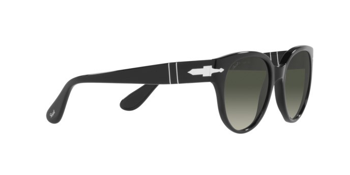 Sunglasses Persol PO 3287S (95/71) color black shape pantos lenses gradiente grey