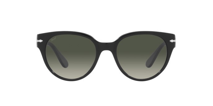 Sunglasses Persol PO 3287S (95/71) color black shape pantos lenses gradiente grey