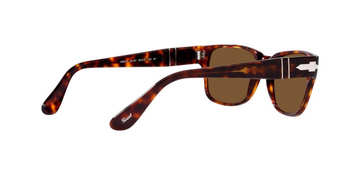Occhiali da sole Persol PO 3288S (24/57) colore havana forma rettangolare lenti polar brown