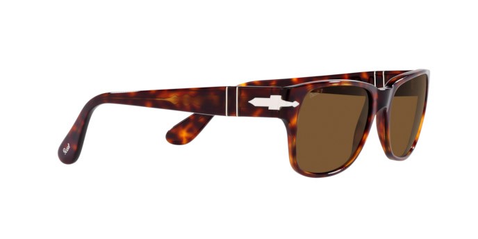Occhiali da sole Persol PO 3288S (24/57) colore havana forma rettangolare lenti polar brown