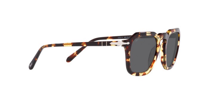 Sonnenbrillen Persol PO 3292S (985/B1) farbe tabacco virginia form quadratisch gläser dark grey