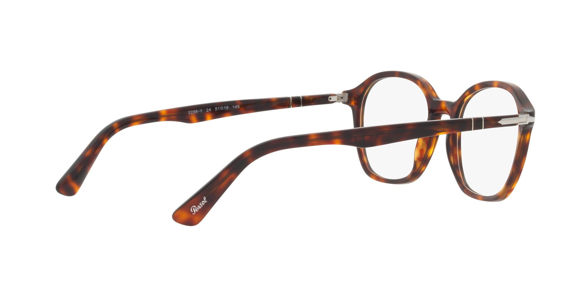 Brillen Persol PO 3296V (24) farbe havana form quadratisch gläser lente demo