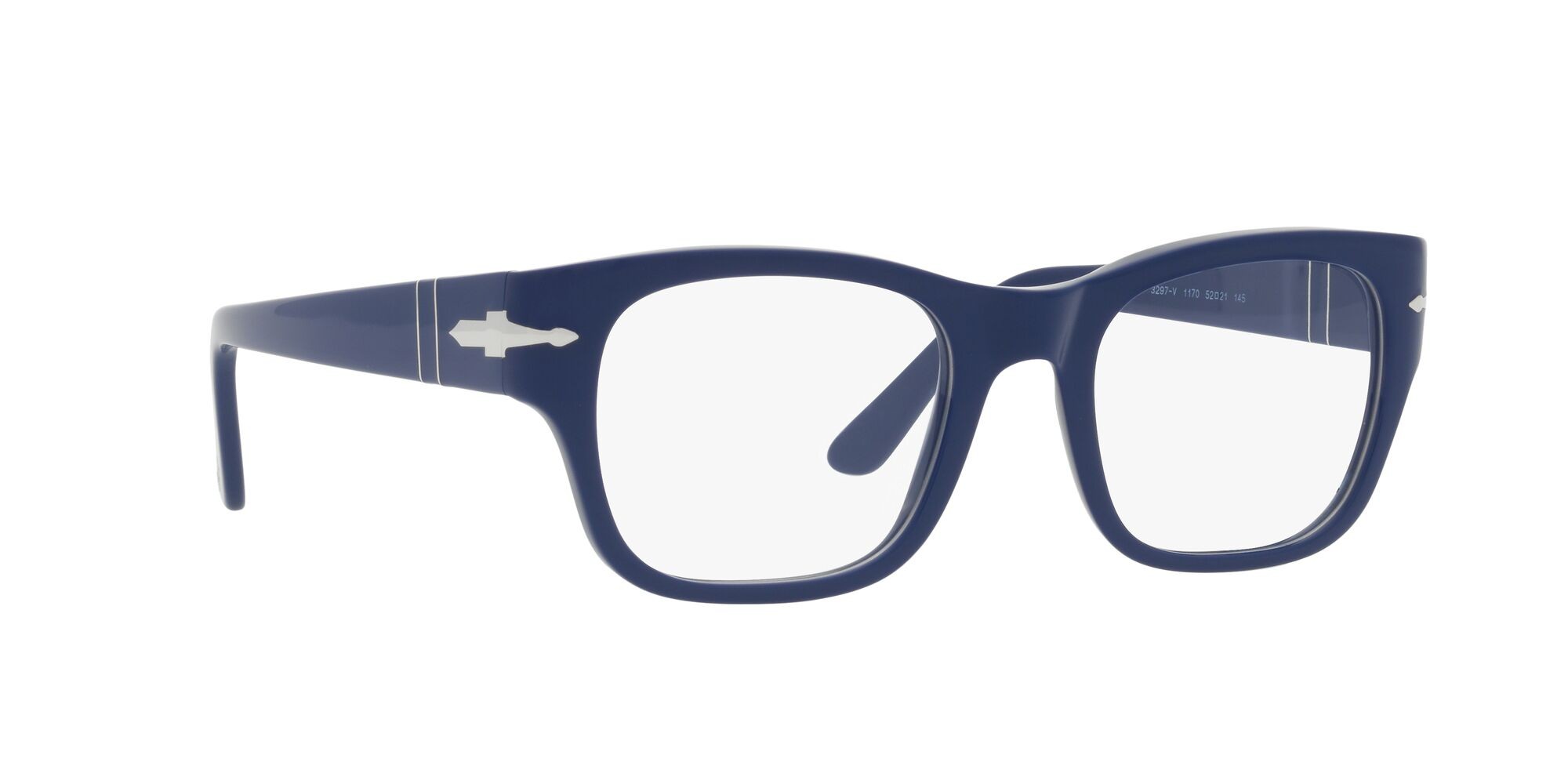 Occhiali da vista Persol PO 3297V (1170) colore blu forma rettangolare lenti lente demo