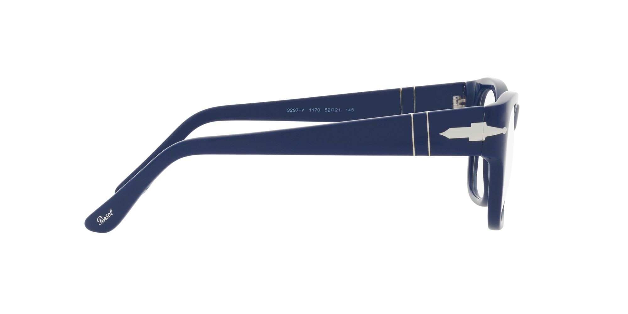 Occhiali da vista Persol PO 3297V (1170) colore blu forma rettangolare lenti lente demo