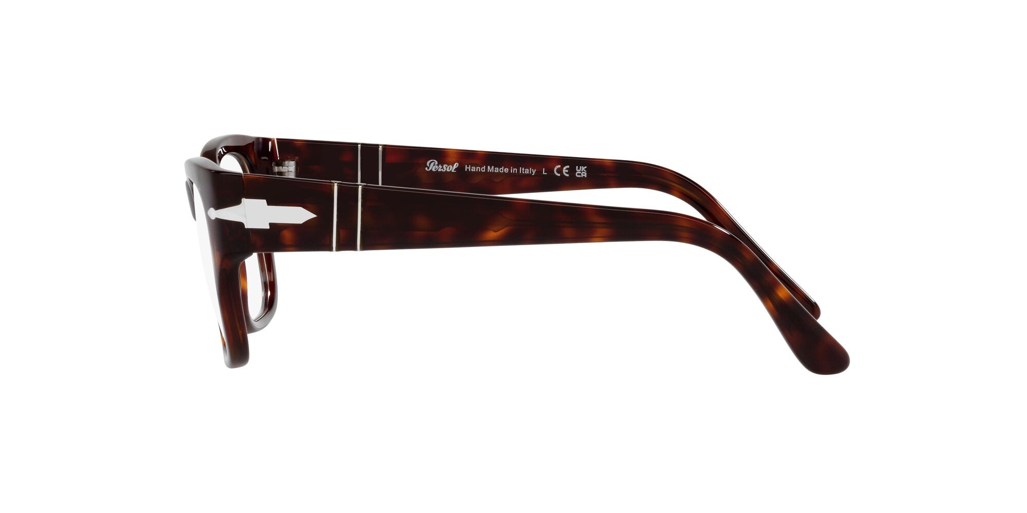 Occhiali da vista Persol PO 3297V (24) colore havana forma rettangolare lenti lente demo