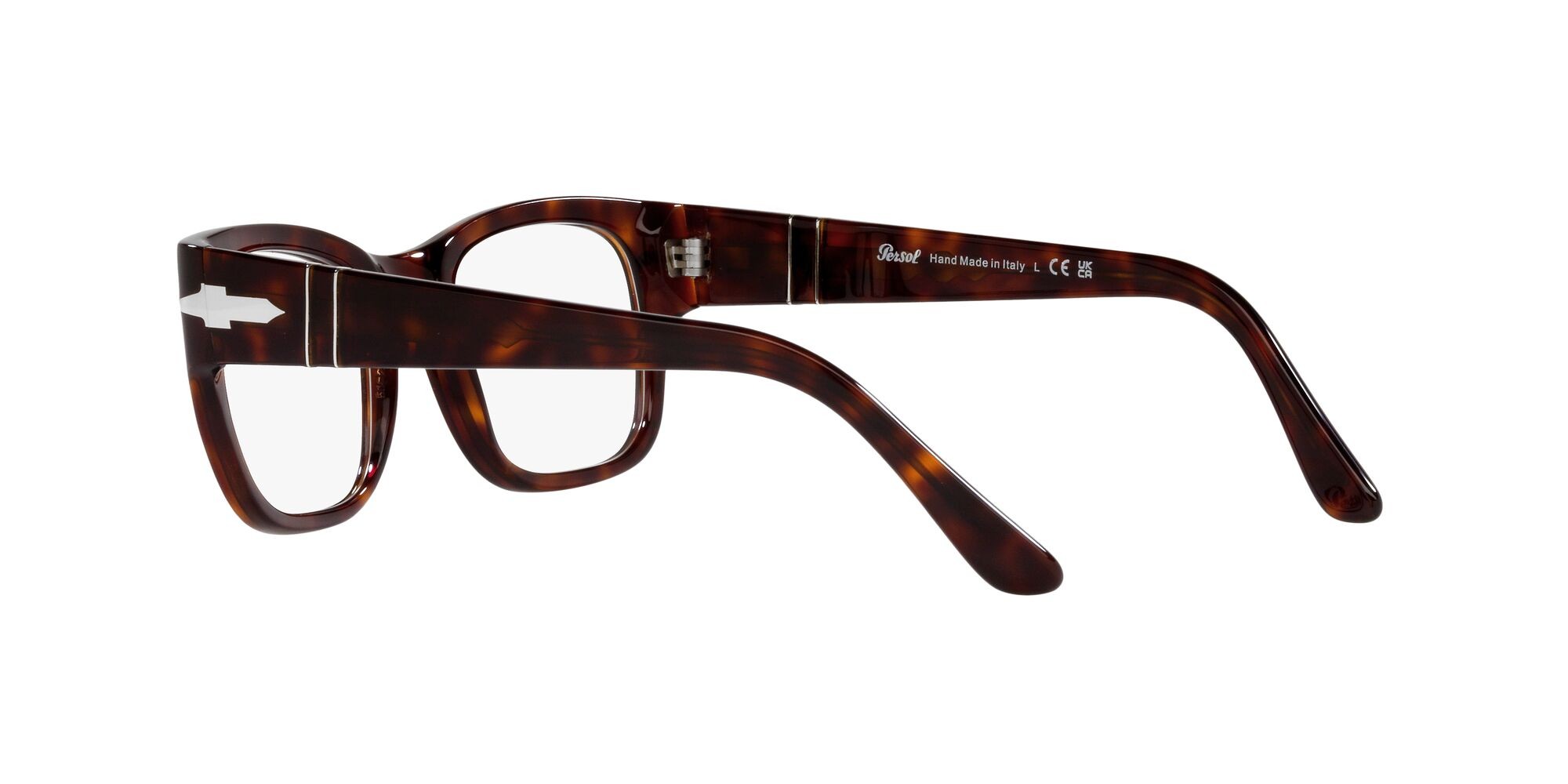 Occhiali da vista Persol PO 3297V (24) colore havana forma rettangolare lenti lente demo