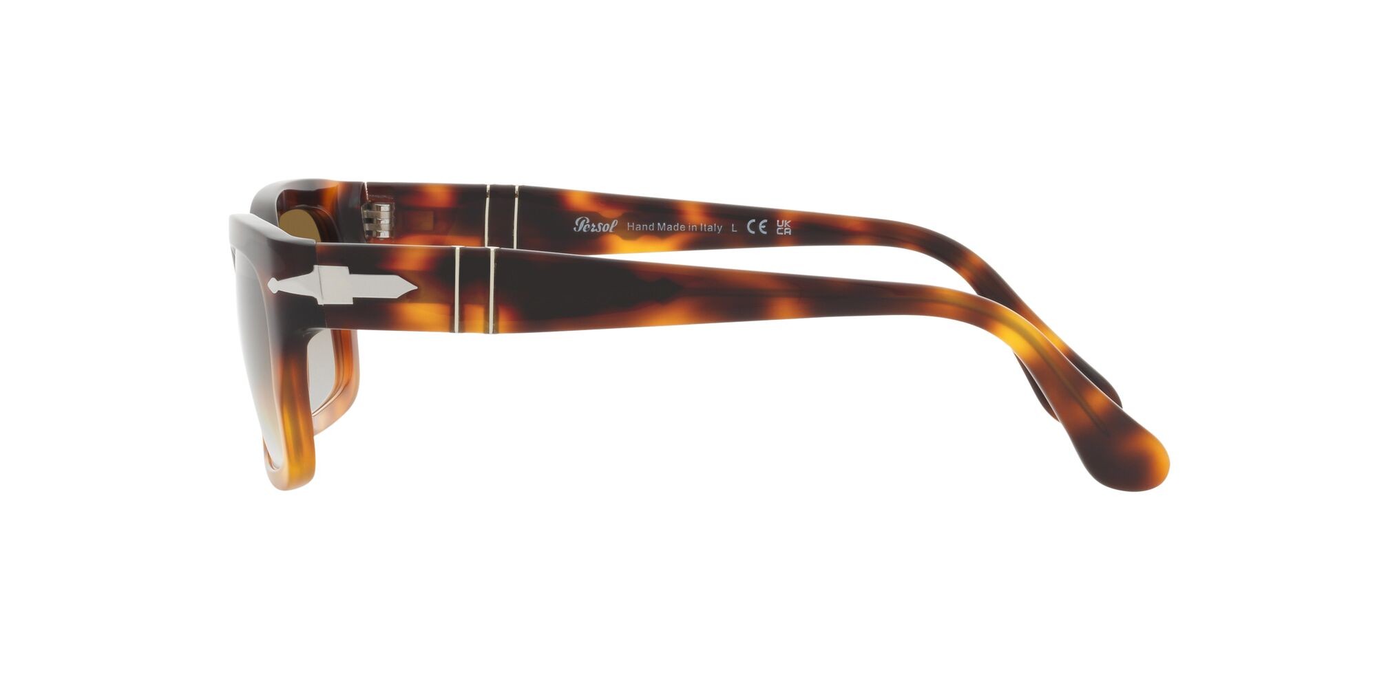Sonnenbrillen Persol PO 3301S (116051) farbe brown cut light brown tortoise form rechteckig gläser marrone sfumato