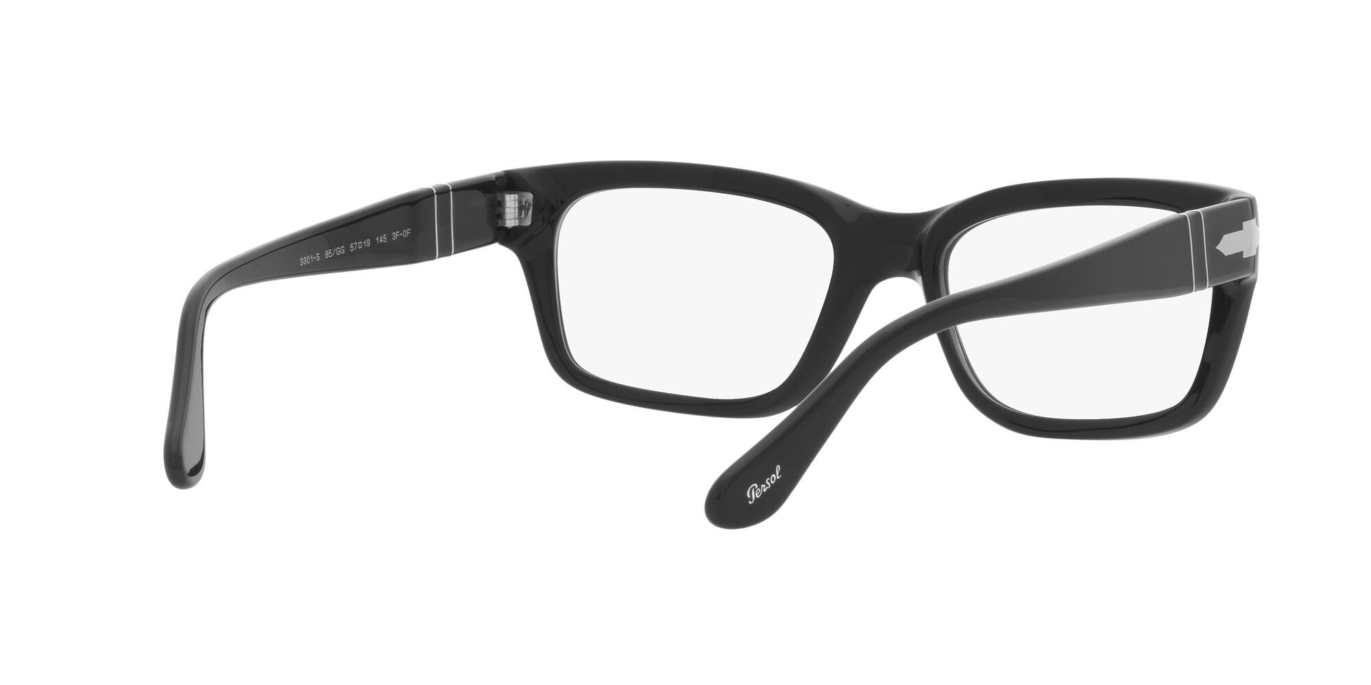 Sonnenbrillen Persol PO 3301S (95/GG) farbe nero form rechteckig gläser transitions 8 sapphire