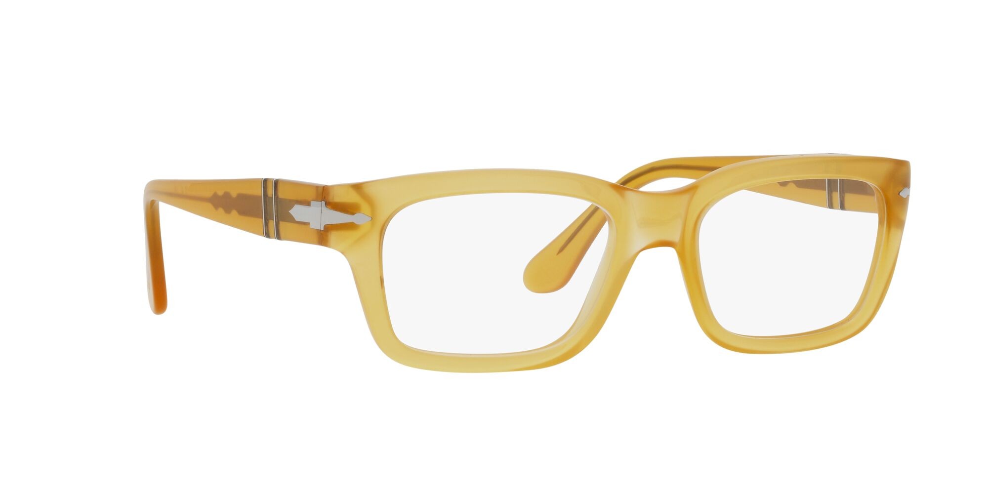 Brillen Persol PO 3301V (204) farbe miele form rechteckig gläser lente demo