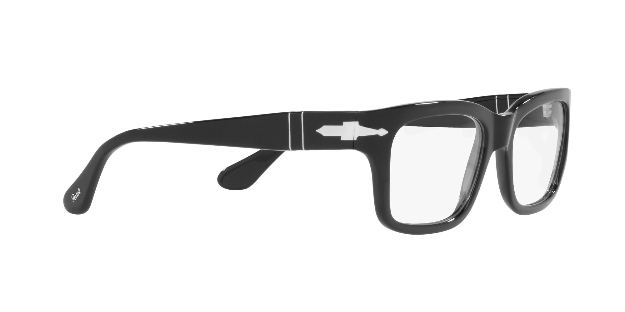 Occhiali da vista Persol PO 3301V (95) colore nero forma rettangolare lenti lente demo