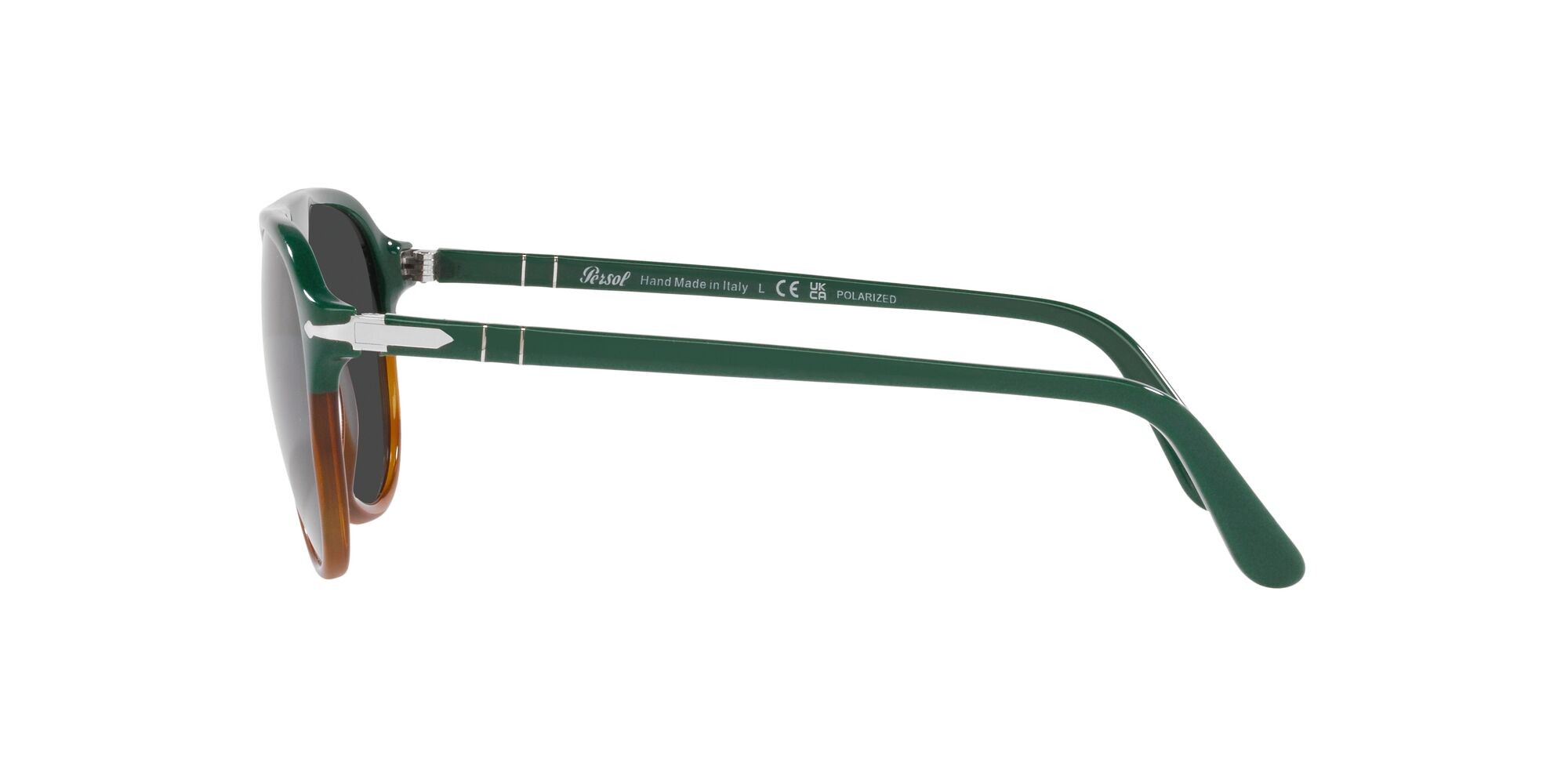 Sonnenbrillen Persol PO 3302S (117548) farbe verde form aviator gläser polarizzata nero