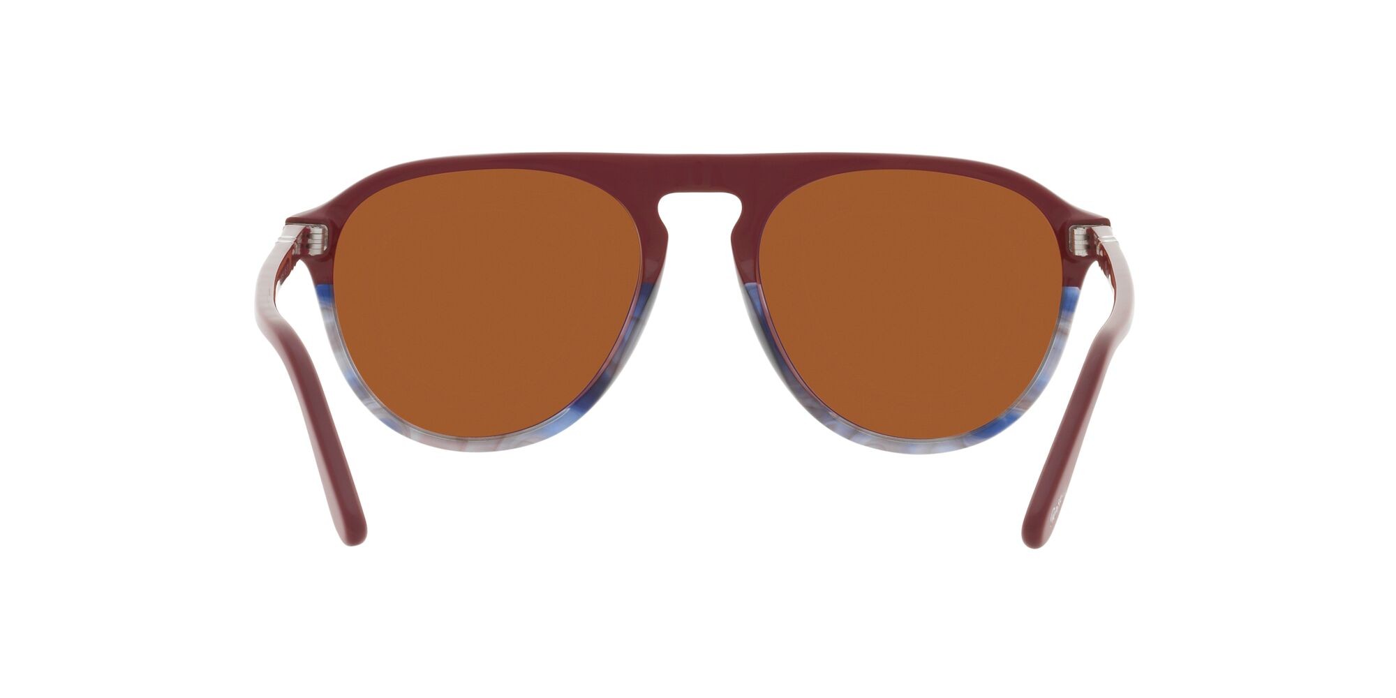 Occhiali da sole Persol PO 3302S (117753) colore bordeaux forma aviator lenti marrone