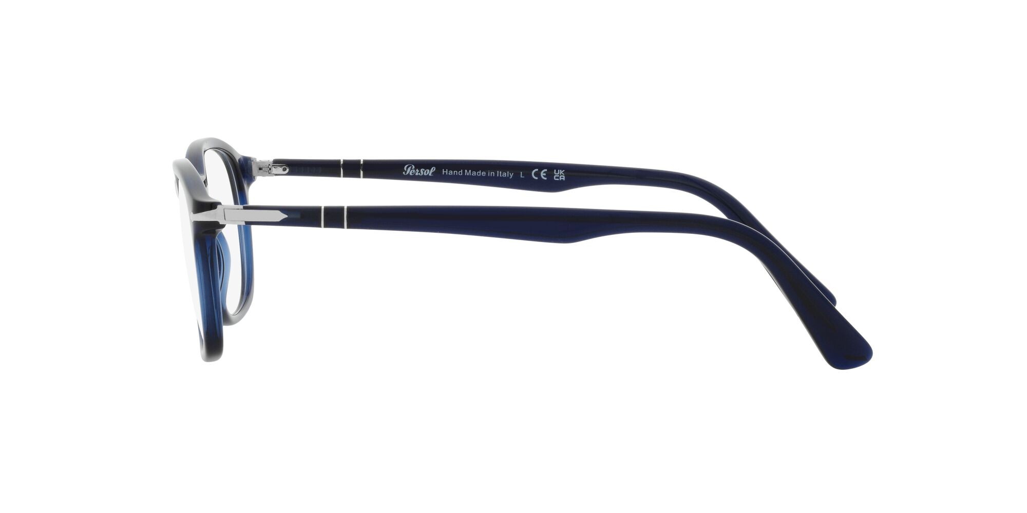 Brillen Persol PO 3303V (181) farbe blu form quadratisch gläser lente demo
