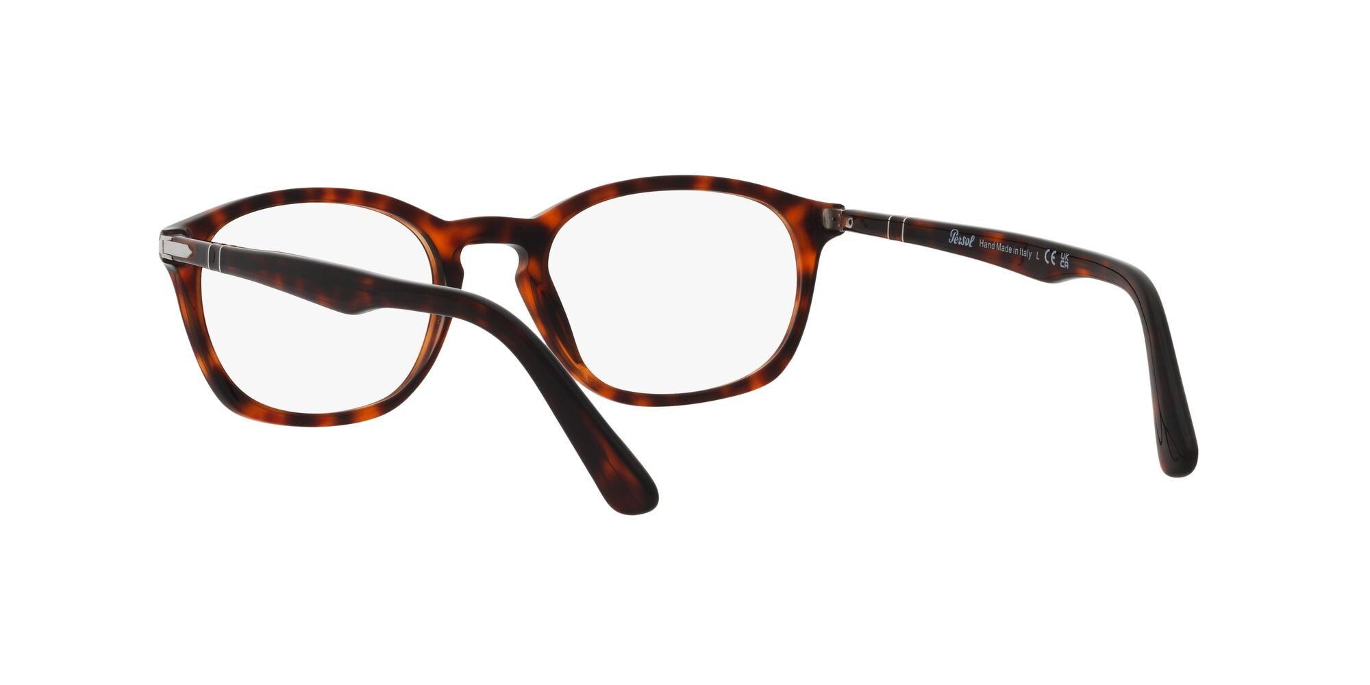Brillen Persol PO 3303V (24) farbe havana form quadratisch gläser lente demo