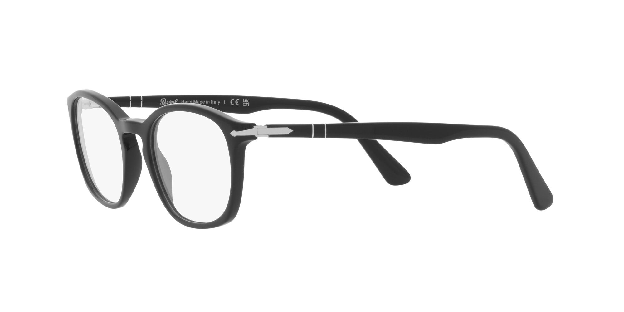 Brillen Persol PO 3303V (95) farbe nero form quadratisch gläser lente demo
