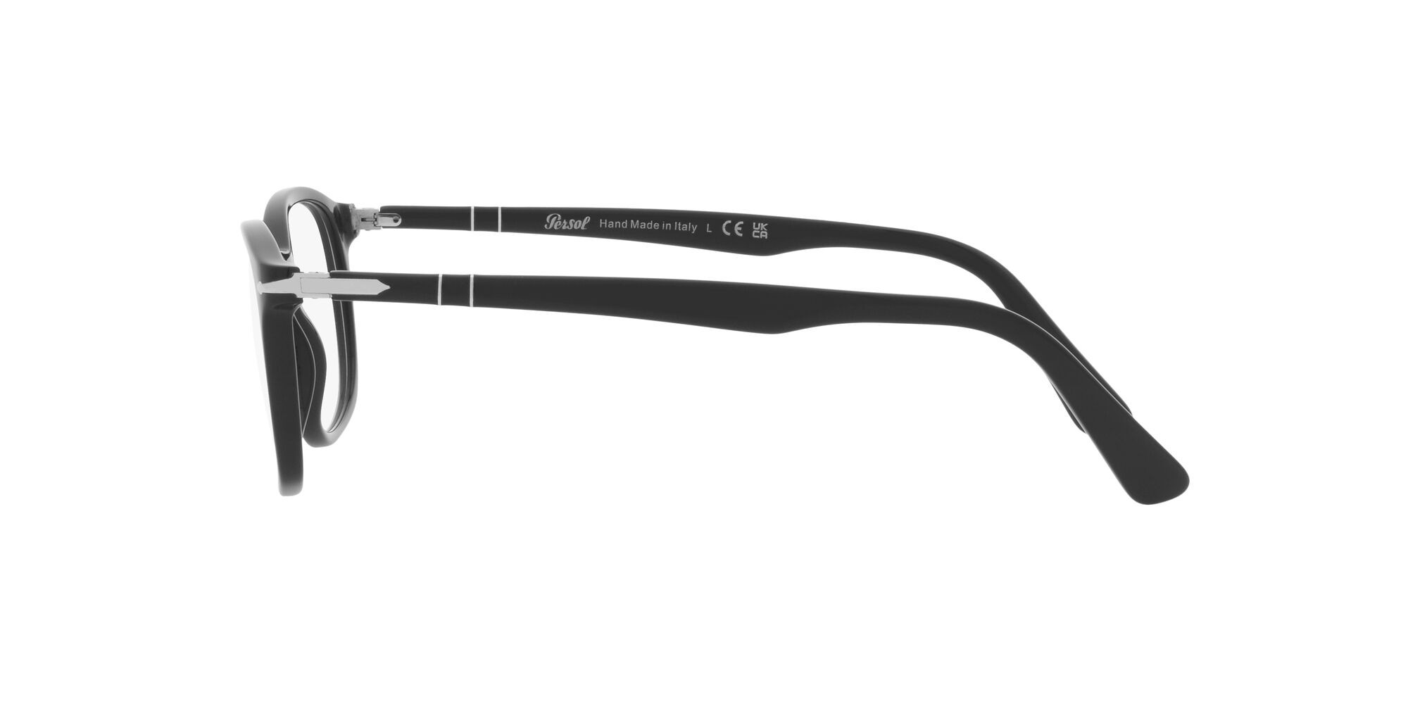 Brillen Persol PO 3303V (95) farbe nero form quadratisch gläser lente demo