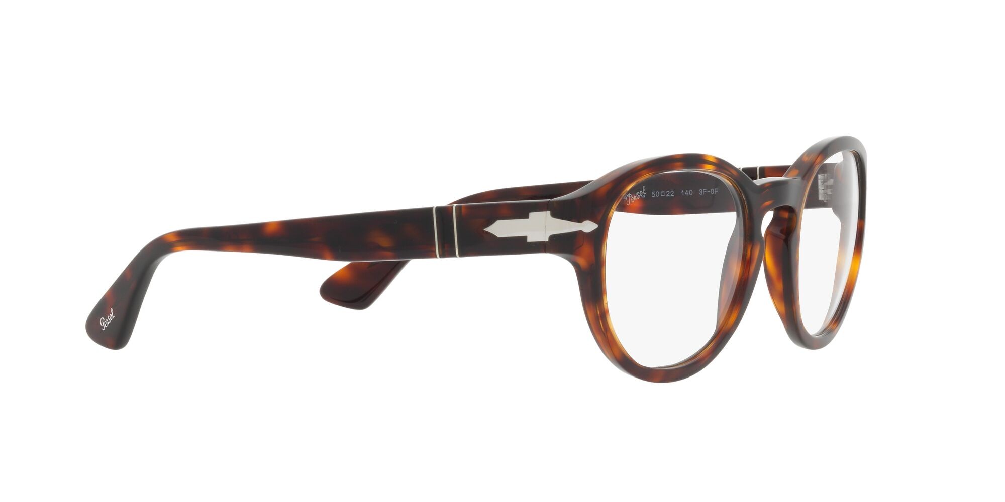 Occhiali da sole Persol PO 3304S (24/GG) colore havana forma ovale lenti transitions 8 sapphire