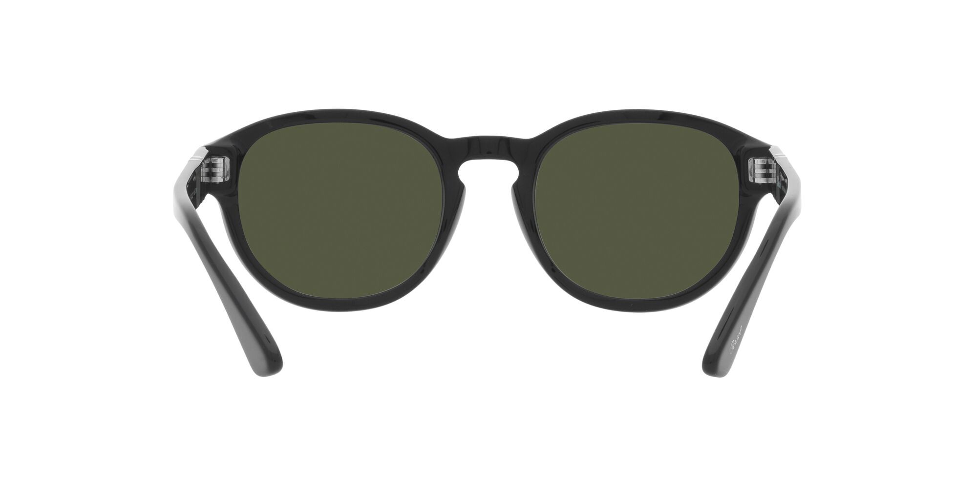 Occhiali da sole Persol PO 3304S (95/31) colore nero forma ovale lenti verde