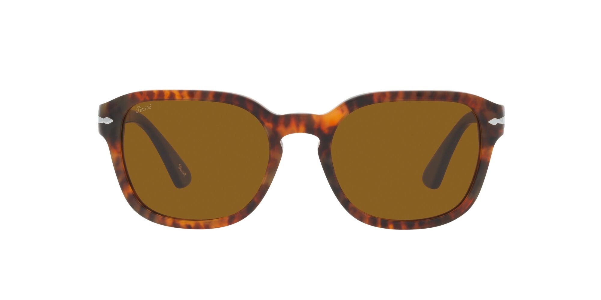 Occhiali da sole Persol PO 3305S (118433) colore marrone/beige tartarugato forma ovale lenti marrone