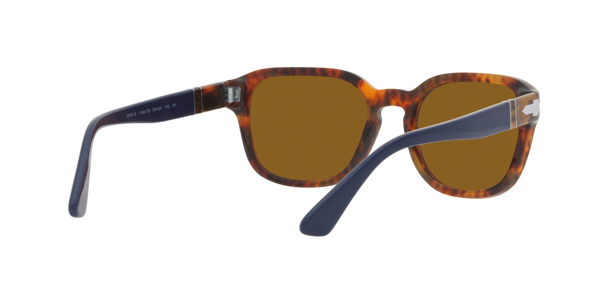 Occhiali da sole Persol PO 3305S (118433) colore marrone/beige tartarugato forma ovale lenti marrone