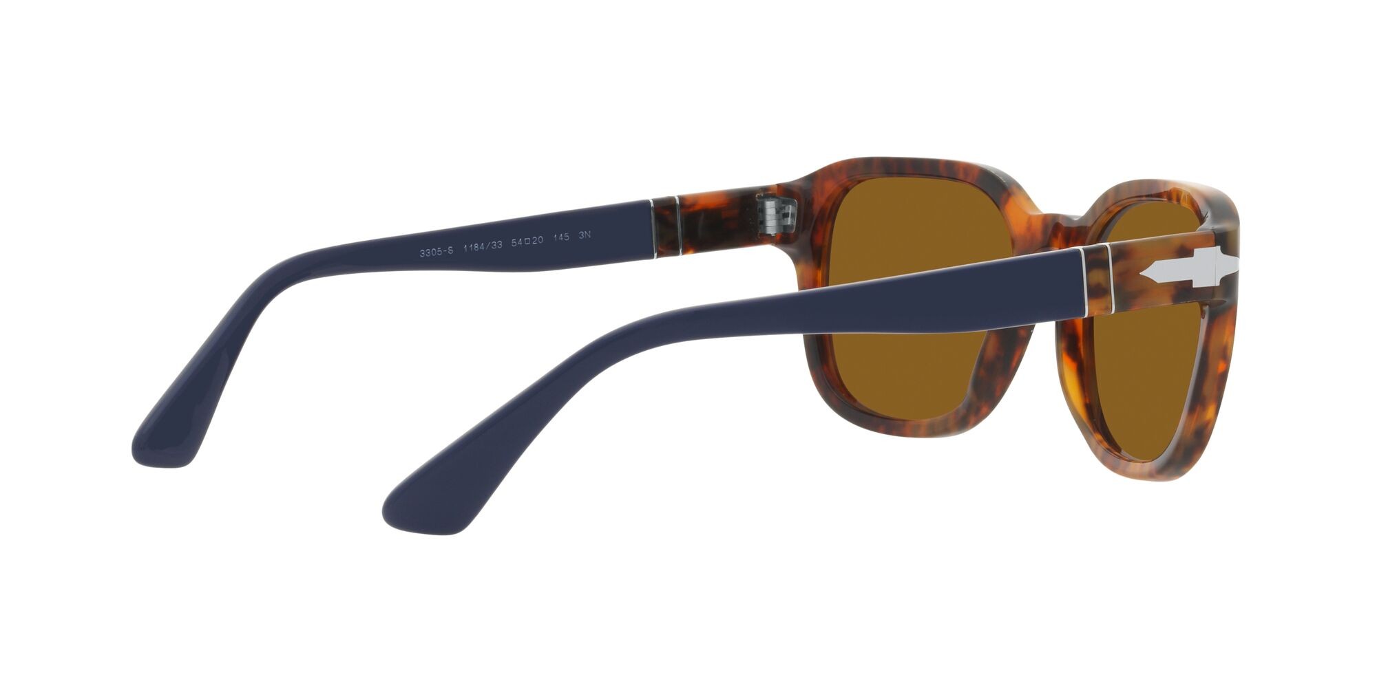 Occhiali da sole Persol PO 3305S (118433) colore marrone/beige tartarugato forma ovale lenti marrone