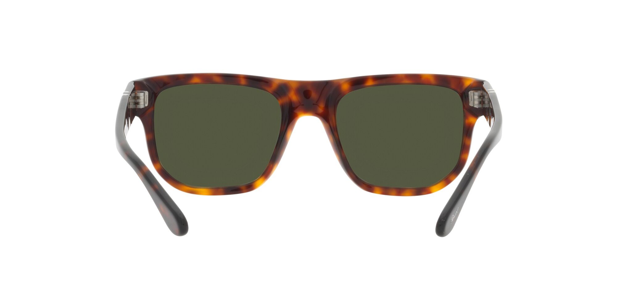 Occhiali da sole Persol PO 3306S (24/31) colore havana forma quadrato lenti verde