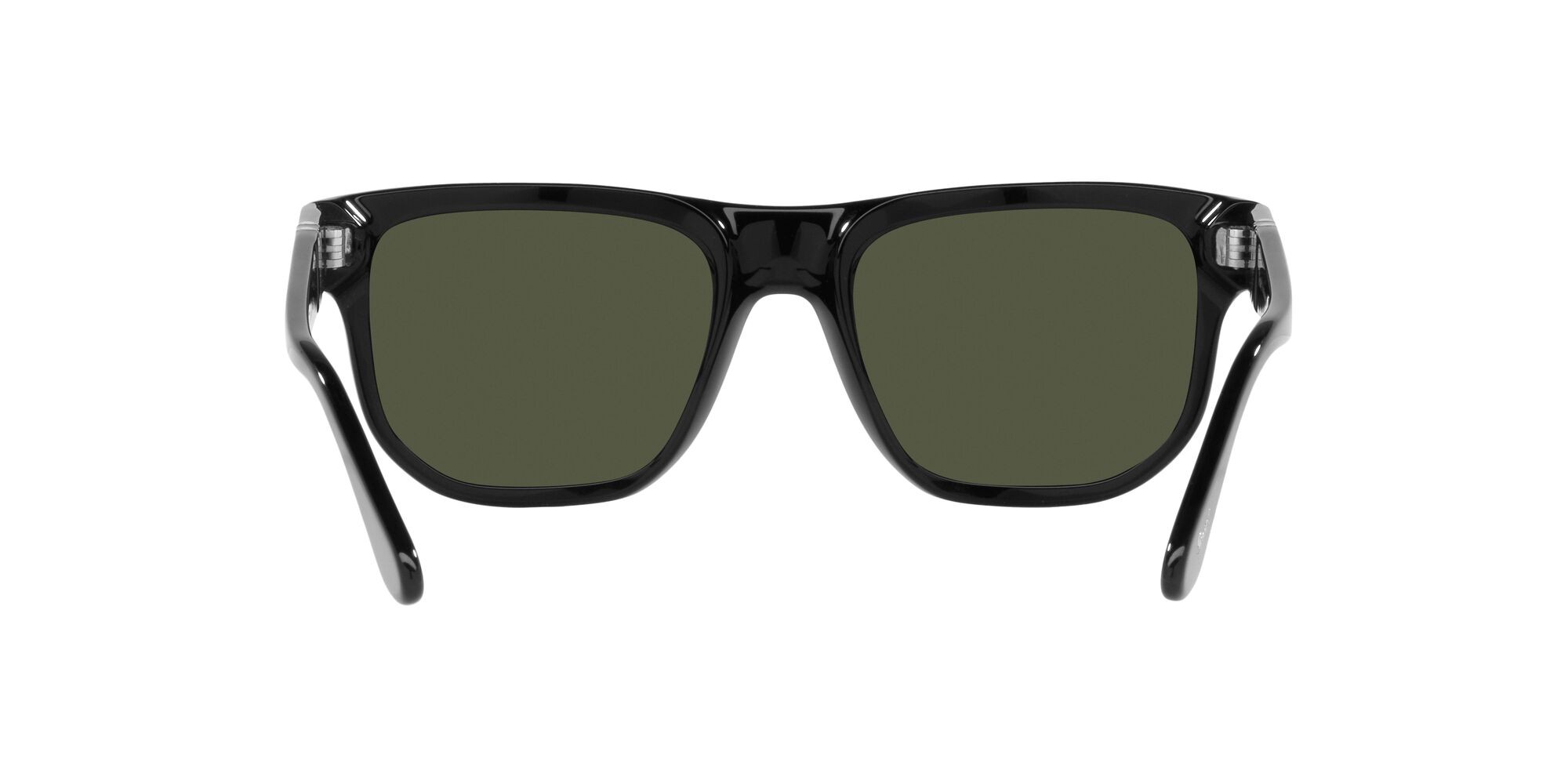 Occhiali da sole Persol PO 3306S (95/31) colore nero forma quadrato lenti verde