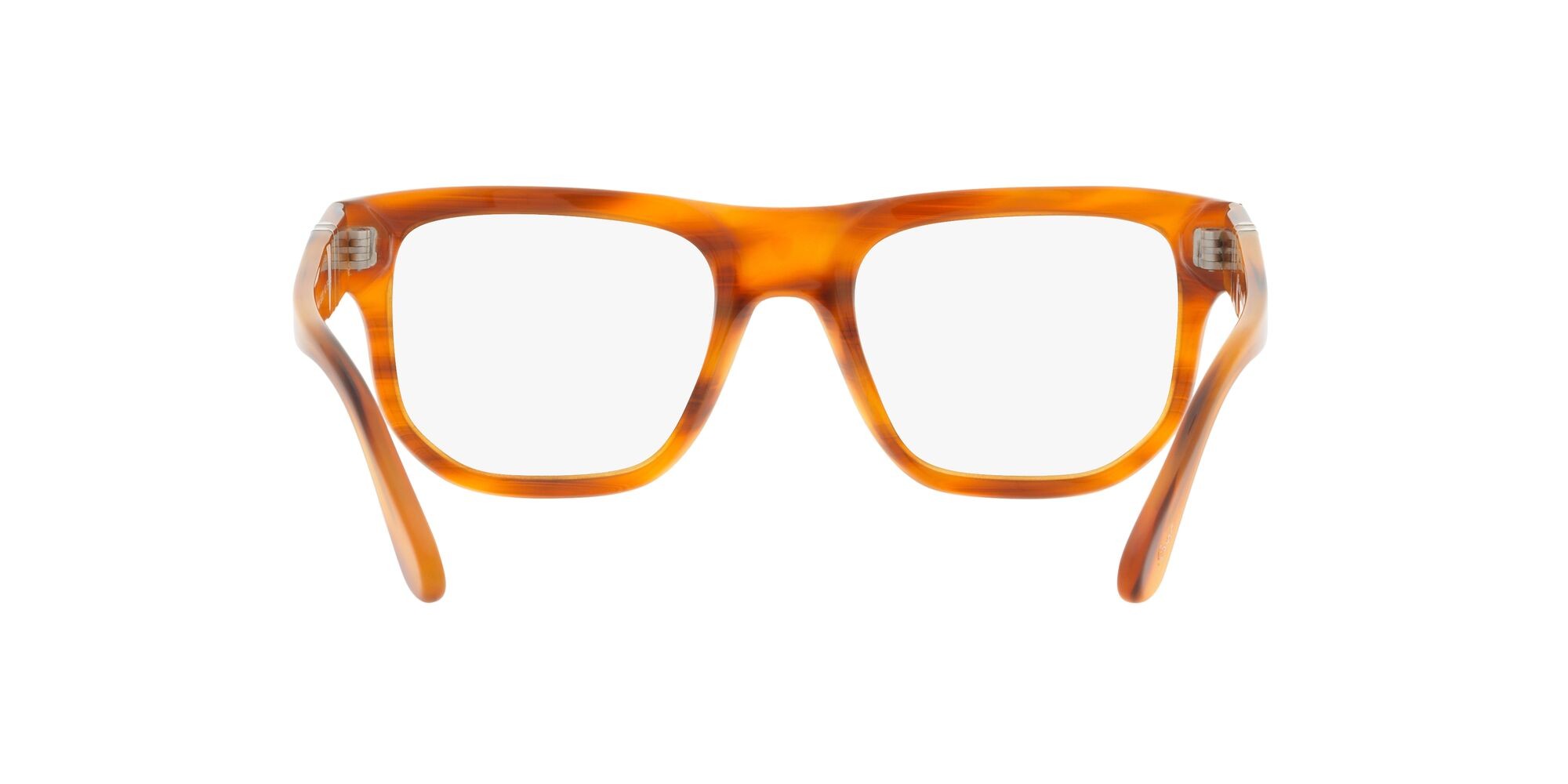Occhiali da sole Persol PO 3306S (960/GH) colore striato marrone forma quadrato lenti transition grey