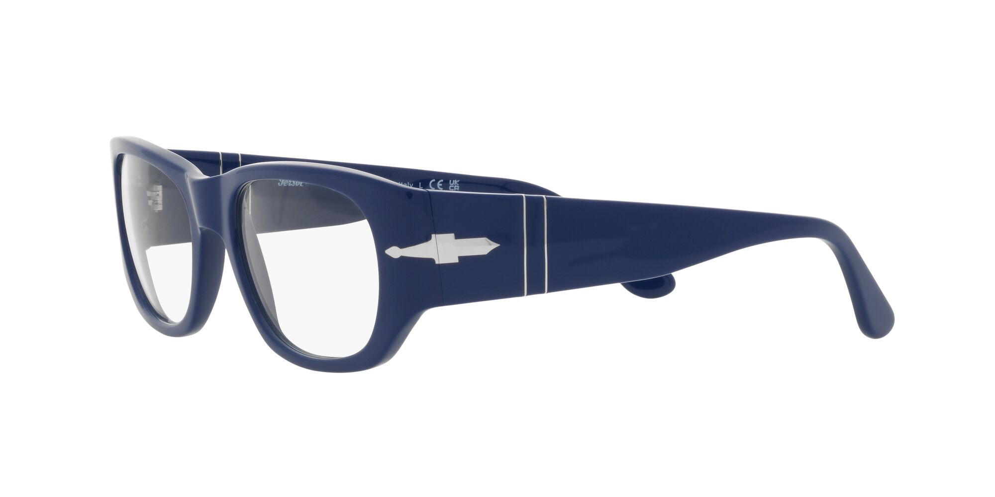 Occhiali da sole Persol PO 3307S (1170GG) colore blu forma quadrato lenti transition sapphire