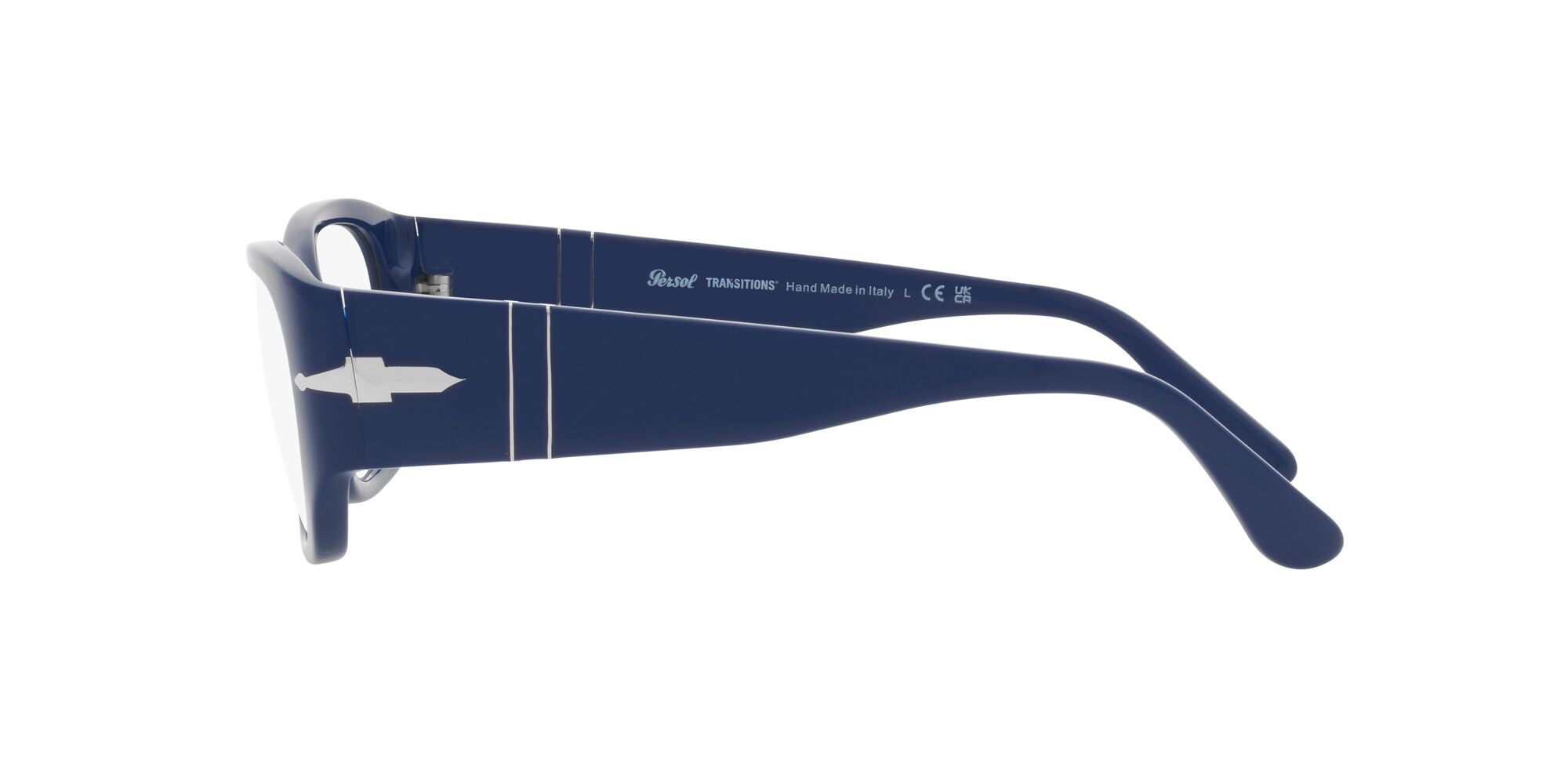 Occhiali da sole Persol PO 3307S (1170GG) colore blu forma quadrato lenti transition sapphire