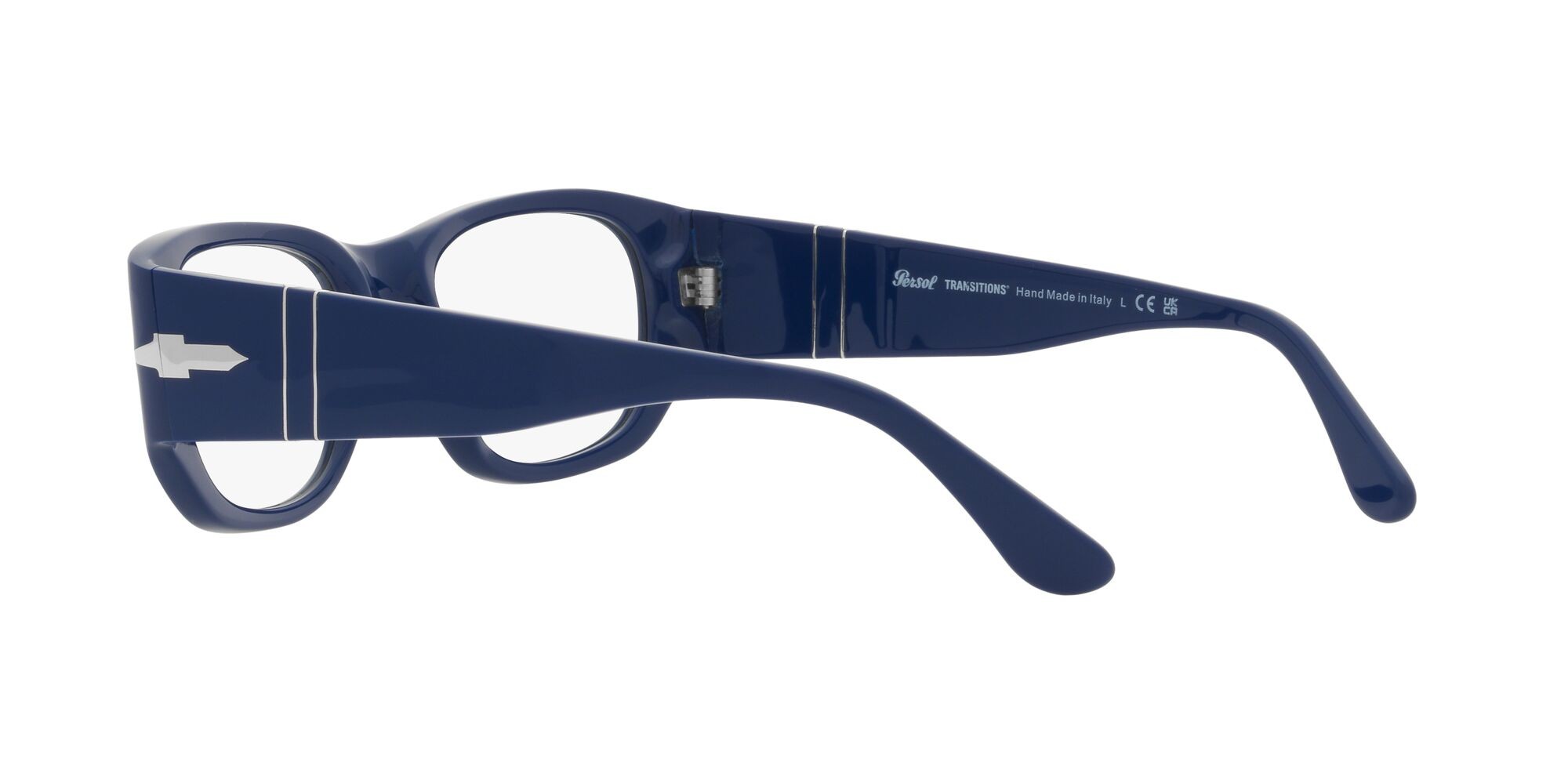 Occhiali da sole Persol PO 3307S (1170GG) colore blu forma quadrato lenti transition sapphire