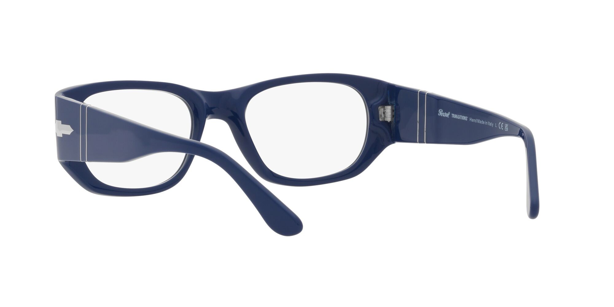 Occhiali da sole Persol PO 3307S (1170GG) colore blu forma quadrato lenti transition sapphire
