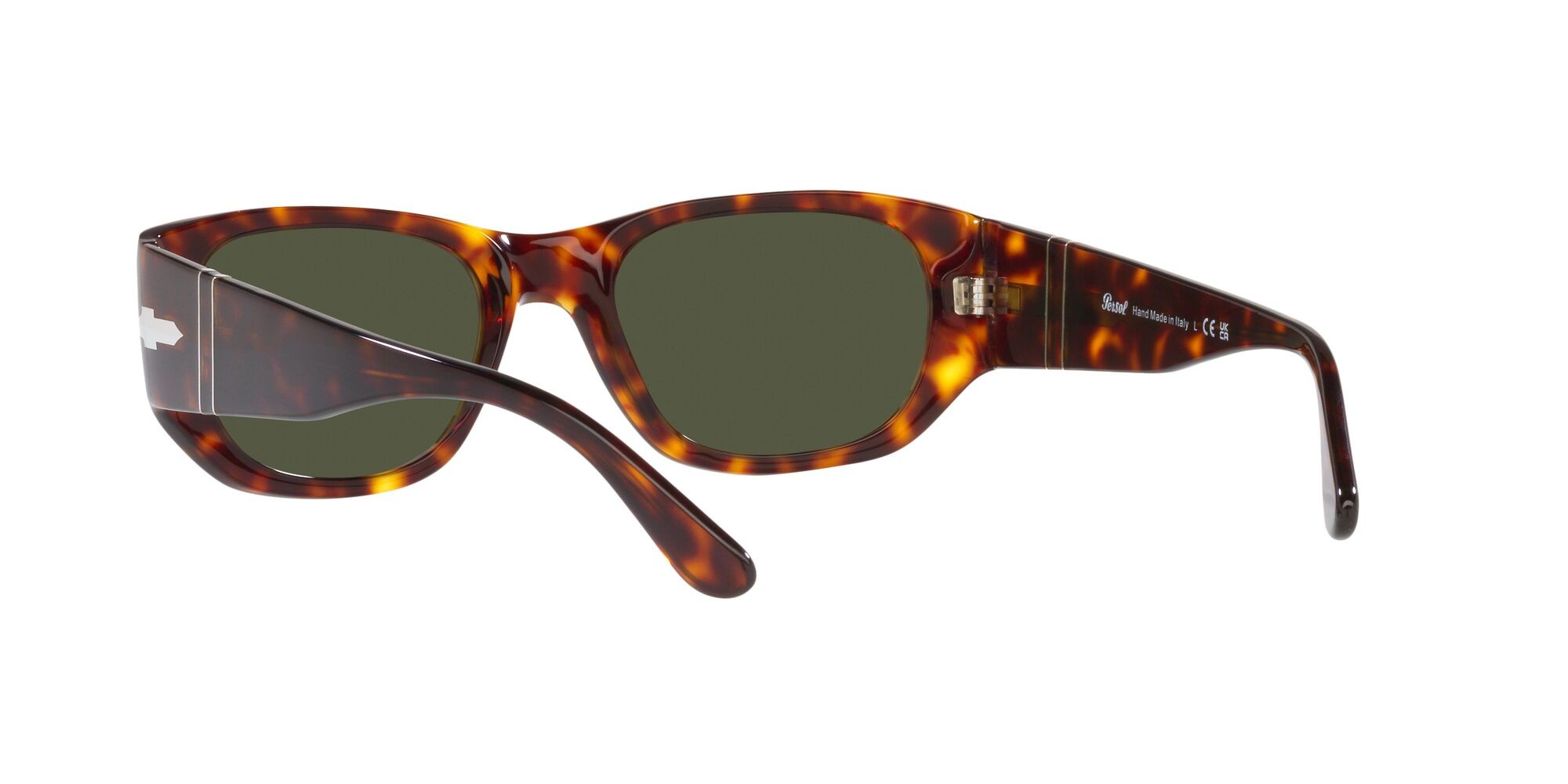 Sunglasses Persol PO 3307S (24/31) color havana shape square lenses verde