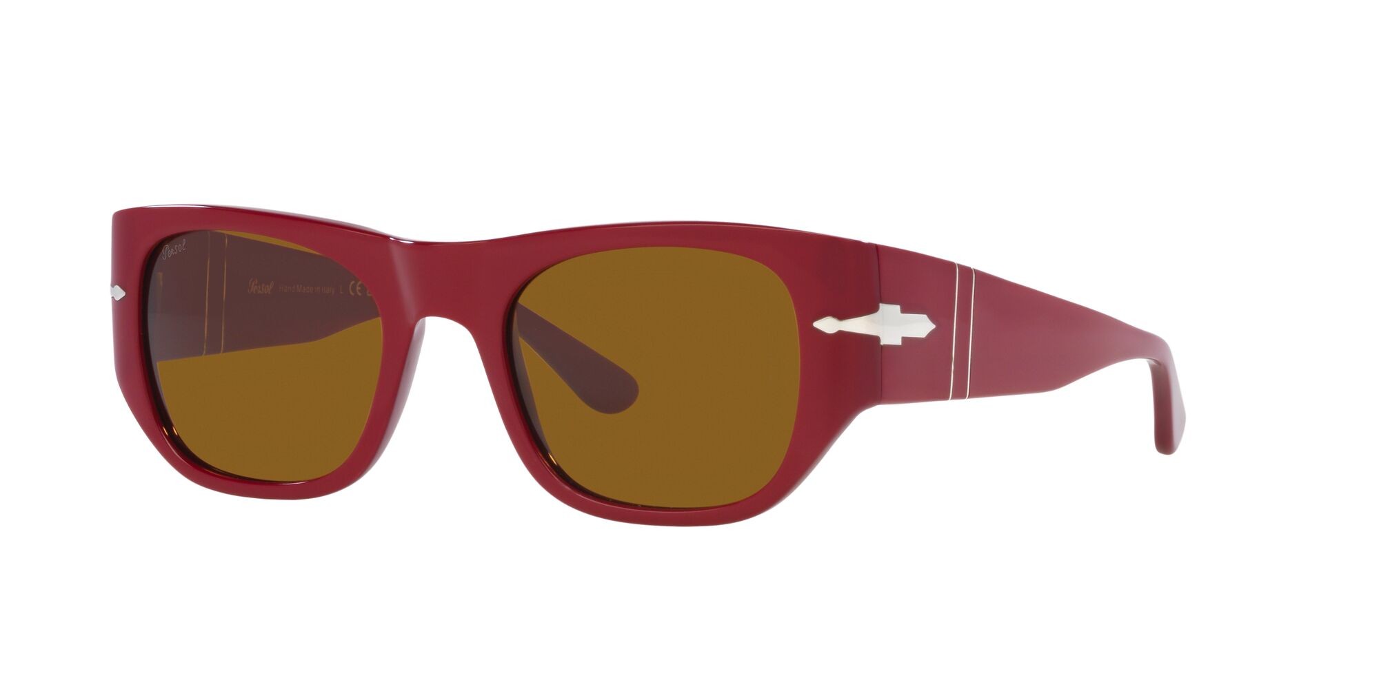 Sonnenbrillen Persol PO 3308S (117233) farbe bordeaux form quadratisch gläser marrone