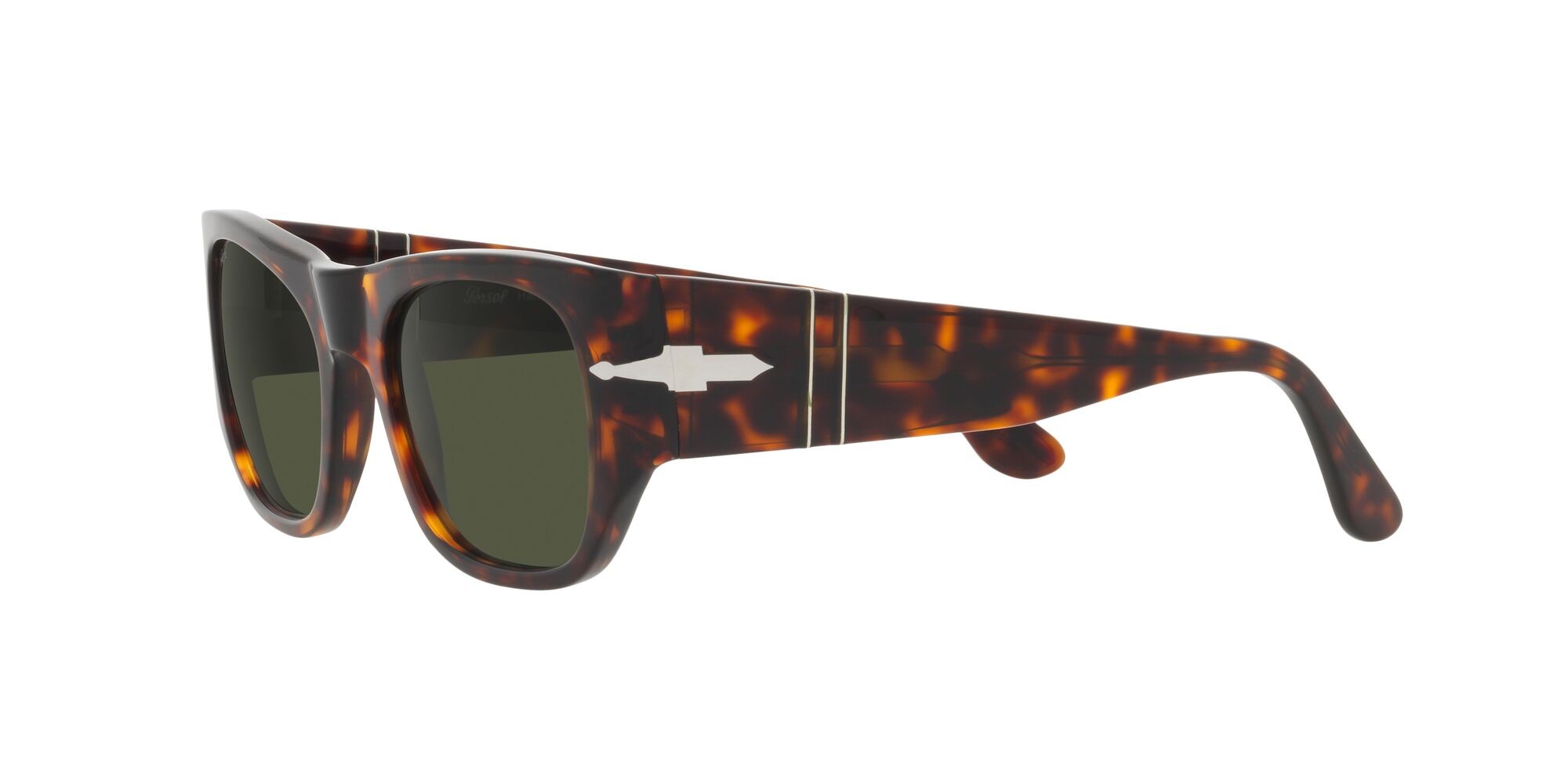 Sunglasses Persol PO 3308S (24/31) color havana shape square lenses verde