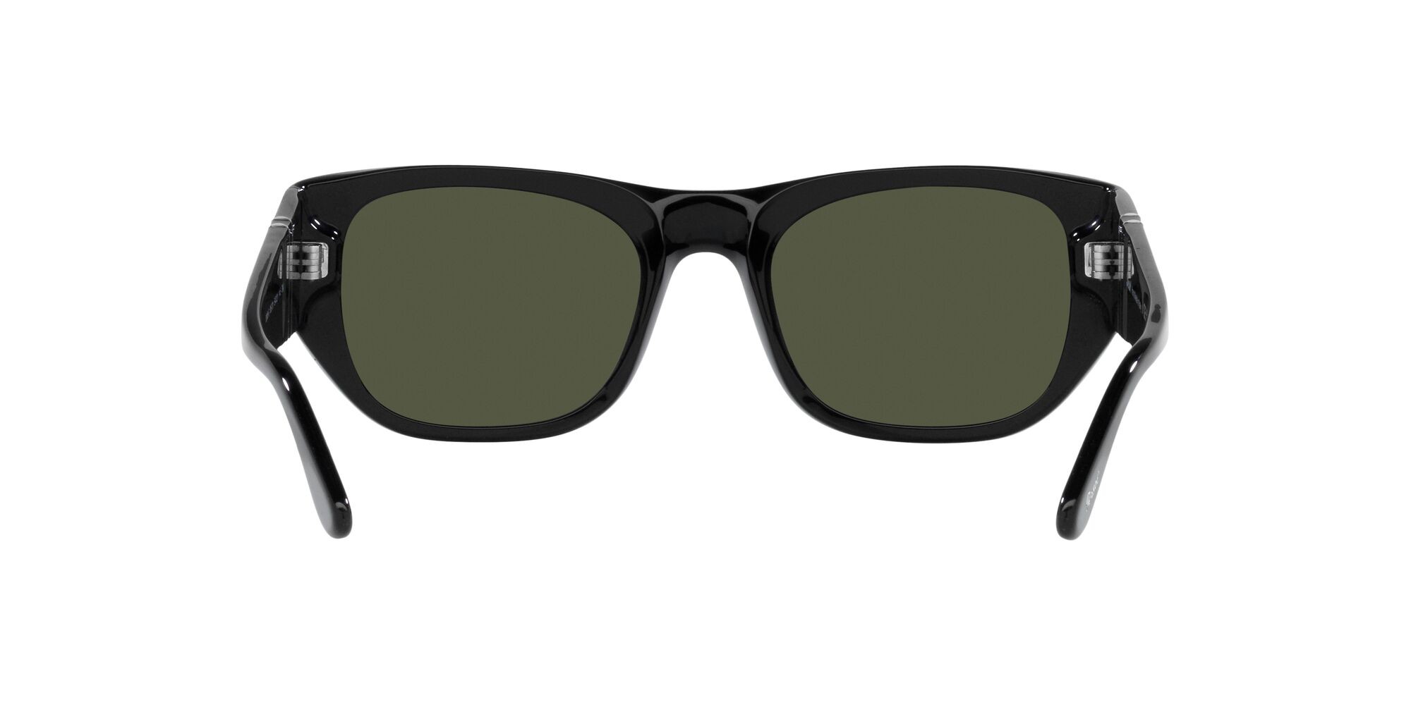 Occhiali da sole Persol PO 3308S (95/31) colore nero forma quadrato lenti verde
