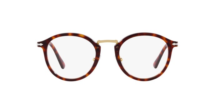 Brillen Persol Vico PO 3309V (24) farbe havana form pantos gläser lente demo