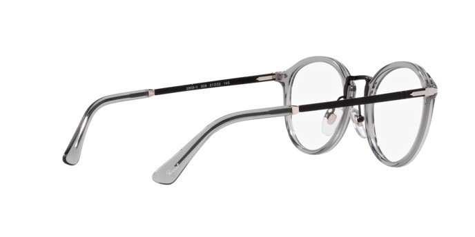 Occhiali da vista Persol Vico PO 3309V (309) colore grigio trasparente forma pantos lenti lente demo