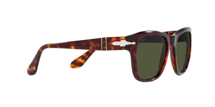 Sunglasses Persol PO 3313S (24/31) color tartarugato marrone shape square lenses verde