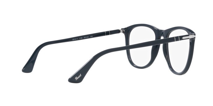 Brillen Persol PO 3314V (1186) farbe blu sbiadito form quadratisch gläser lente demo
