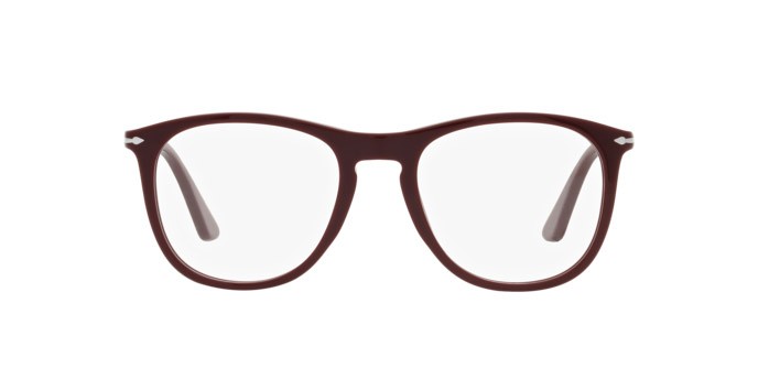 Occhiali da vista Persol PO 3314V (1187) colore borgogna scuro forma quadrato lenti lente demo