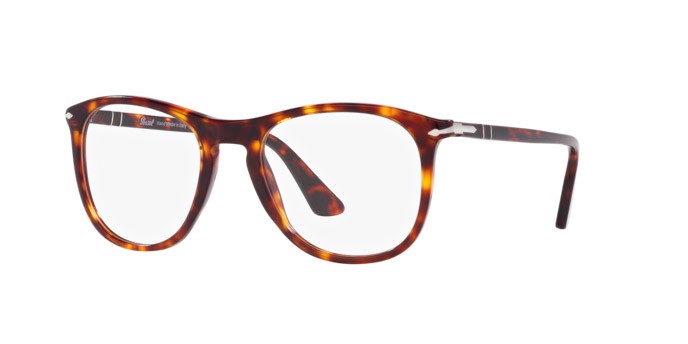 Occhiali da vista Persol PO 3314V (24) colore havana forma quadrato lenti lente demo