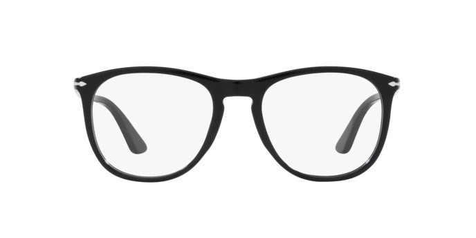 Brillen Persol PO 3314V (95) farbe nero form quadratisch gläser lente demo
