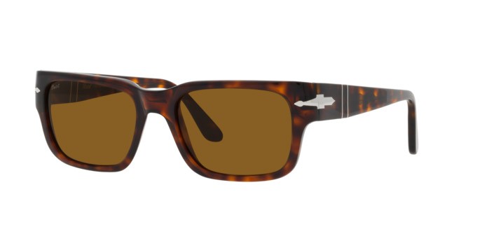 Occhiali da sole Persol PO 3315S (24/33) colore havana forma rettangolare lenti marrone