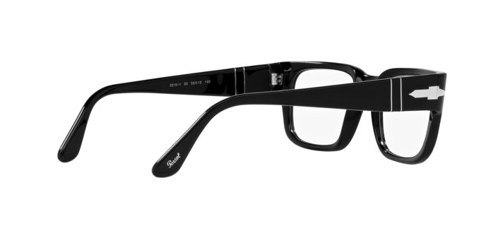 Eyeglasses Persol PO 3315V (95) color nero shape rectangle lenses lente demo