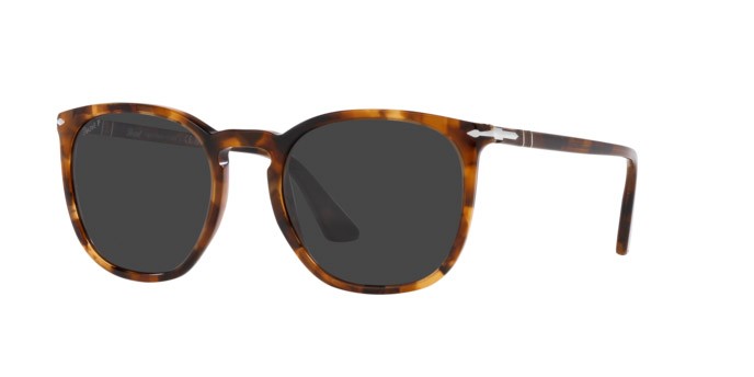 Occhiali da sole Persol PO 3316S (110248) colore tortoise honey forma rettangolare lenti polar nera