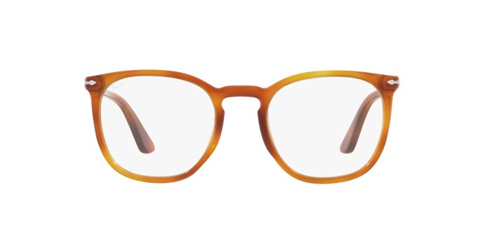 Occhiali da sole Persol PO 3316S (96/GJ) colore terra di siena forma rettangolare lenti transitions 8 verde