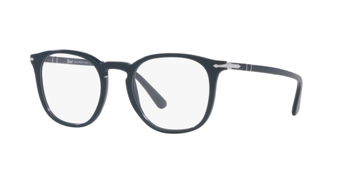 Brillen Persol PO 3318V (1186) farbe blu sbiadito form pantos gläser lente demo