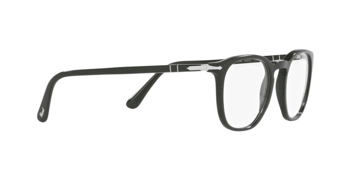 Occhiali da vista Persol PO 3318V (1188) colore verde scuro opaco forma pantos lenti lente demo